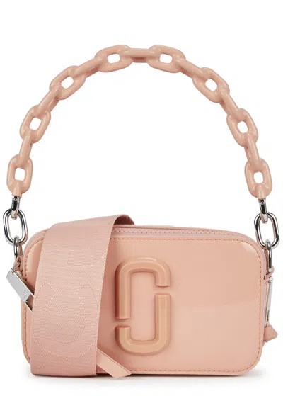 Marc Jacobs The Snapshot Patent Leather Cross-body Bag In Pink