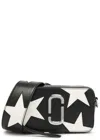 Marc Jacobs The Snapshot Printed Leather Cross-body Bag In Black And White