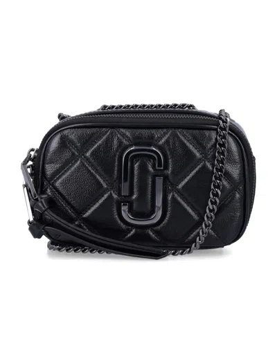 Marc Jacobs The Snapshot Quilted Leather In Black