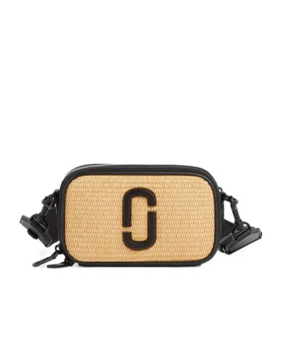 Marc Jacobs The Snapshot Raffia Camera Bag In Nude ModeSens