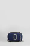 Marc Jacobs Denim Chain Snapshot Shoulder Bag In Blue