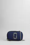 Marc Jacobs Denim Chain Snapshot Shoulder Bag In Blue