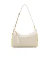 Marc Jacobs Leather Shoulder Bag Adjustable Detachable Strap In Neutral