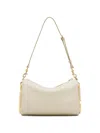 Marc Jacobs Leather Shoulder Bag Adjustable Detachable Strap In White