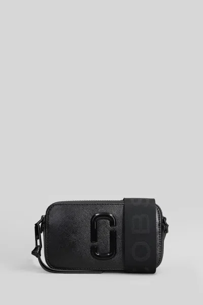 Marc Jacobs The Snapshot Shoulder Bag In Black Leather