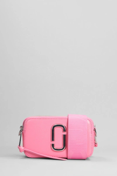 Marc Jacobs The Snapshot Shoulder Bag In Rose-pink Leather In Rosa