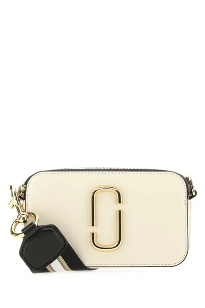 Marc Jacobs Two-tone Leather The Snapshot Crossbody Bag In Multi