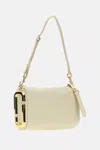 Marc Jacobs Leather Shoulder Bag Adjustable Detachable Strap In Pink