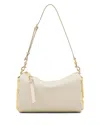 Marc Jacobs Leather Shoulder Bag Adjustable Detachable Strap In Neutral
