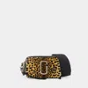 Marc Jacobs Cheetah Print Calf Hair Bag With Adjustable Strap In Yellow