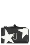 Marc Jacobs The Star Patchwork Utility Snapshot Wallet In Black