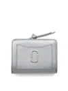 Marc Jacobs The Snapshot Mini Compact Wallet In Silver