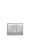 Marc Jacobs Women's Mini Snapshot Leather Wallet In Silver