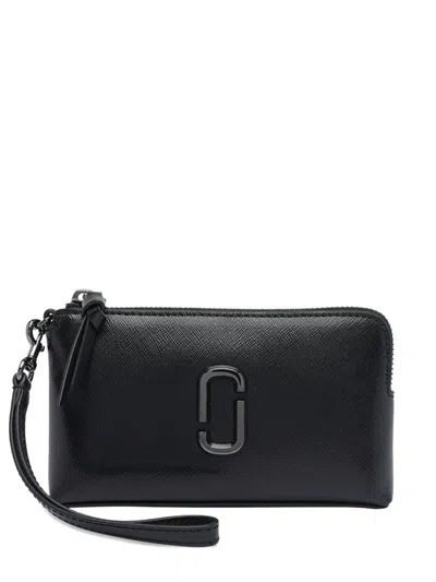 Marc Jacobs Snapshot Wristlet Clutch Bag And Strap In Black