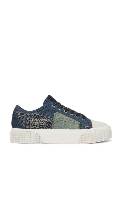 Marc Jacobs The Sneaker In 混靛蓝色