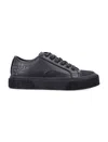 Marc Jacobs The Leather Sneakers In Black