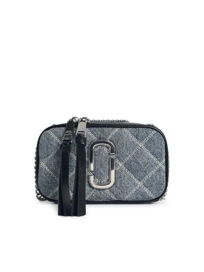 MARC JACOBS MARC JACOBS 'THE SOFTSHOT' LIGHT BLUE DENIM BAG