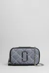 Marc Jacobs Small Crossbody Bag The Snapshot In Quilted Denim In Blue