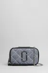 Marc Jacobs The Softshot Shoulder Bag In Blue Cotton In Blue