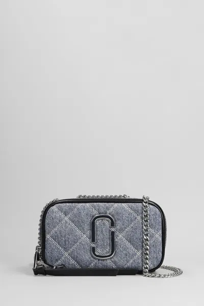 Marc Jacobs The Softshot Shoulder Bag In Blue Cotton
