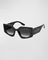 Marc Jacobs The Square Cat-eye Sunglasses In Black