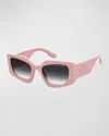 Marc Jacobs The Square Cat-eye Sunglasses In Pink