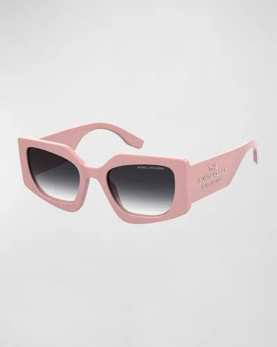 Marc Jacobs The Square Cat-eye Sunglasses In Pink