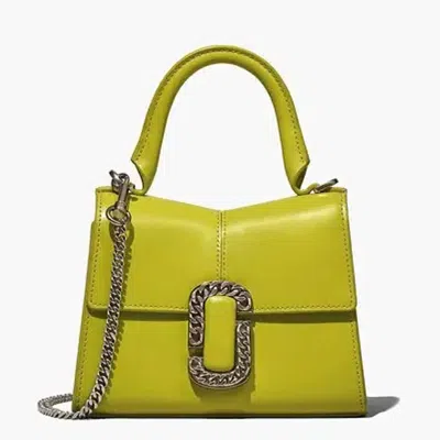 Marc Jacobs The St. Marc Mini Top Handle Bag In Green