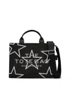 Marc Jacobs Structured Black Handbag With Star Motif And Versatile Strap In Black