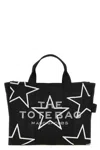 Marc Jacobs Structured Black Handbag With Star Motif And Versatile Strap