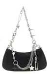Marc Jacobs The Star Charm Shoulder Bag In Black