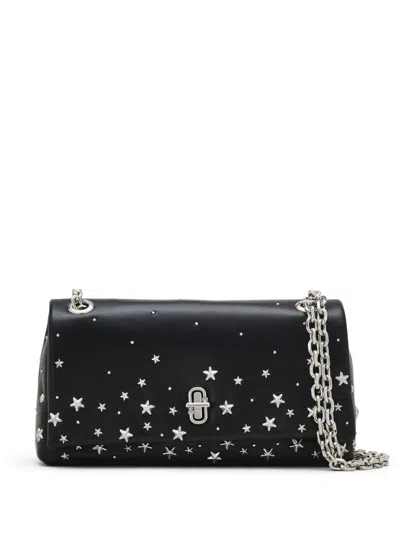 Marc Jacobs The Star Dual Chain Shoulder Bag In Black