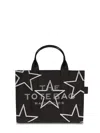 Marc Jacobs The Star Logo Printed Tote In Black