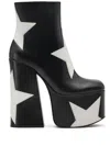Marc Jacobs Black 'the Star Patchwork Kiki Platform' Boots In Black