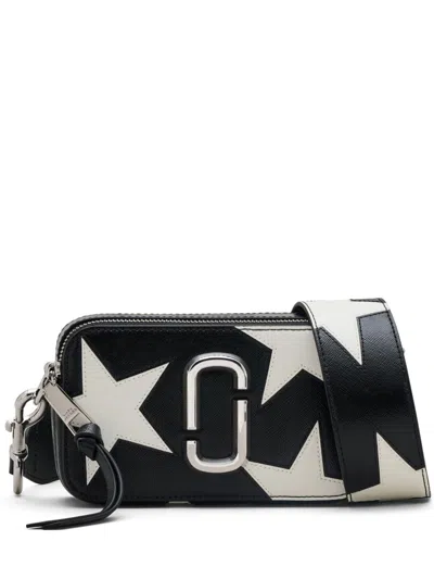 MARC JACOBS THE STAR PATCHWORK SNAPSHOT CROSS BODY BAG