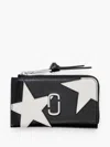 Marc Jacobs The Star Patchwork Utility Snapshot Wallet In Black