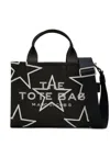 Marc Jacobs Structured Black Handbag With Star Motif And Versatile Strap In Black