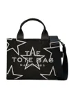 Marc Jacobs Structured Black Handbag With Star Motif And Versatile Strap In Black