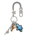 Marc Jacobs The Sticker Bag Charm In Grey