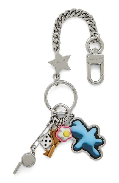 Marc Jacobs The Sticker Bag Charm In Nickel
