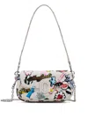 Marc Jacobs The Sticker Clover Shoulder Bag In White