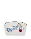 Marc Jacobs The Sticker Patch Beauty Bag In White Multi
