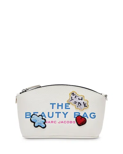 Marc Jacobs The Sticker Patch Beauty Bag In White Multi