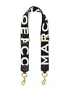 Marc Jacobs The Logo Webbing Strap Accessories In 005 Black/white
