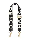 Marc Jacobs Logo-print Bag Strap In Black