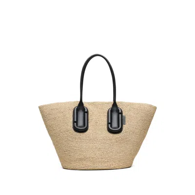 Marc Jacobs The Straw Tote Bag In Red