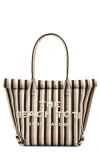 Marc Jacobs The Stripe Beach Tote In Multi
