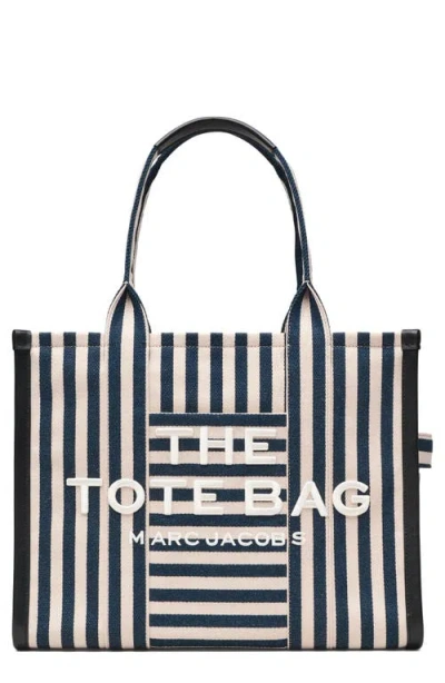 Marc Jacobs The Stripe Canvas Large Tote Bag