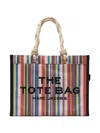 Marc Jacobs The Stripe Mesh Large Tote Bag In Multi