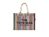 Marc Jacobs The Large Stripe Mesh Rope Tote Bag In Multi
